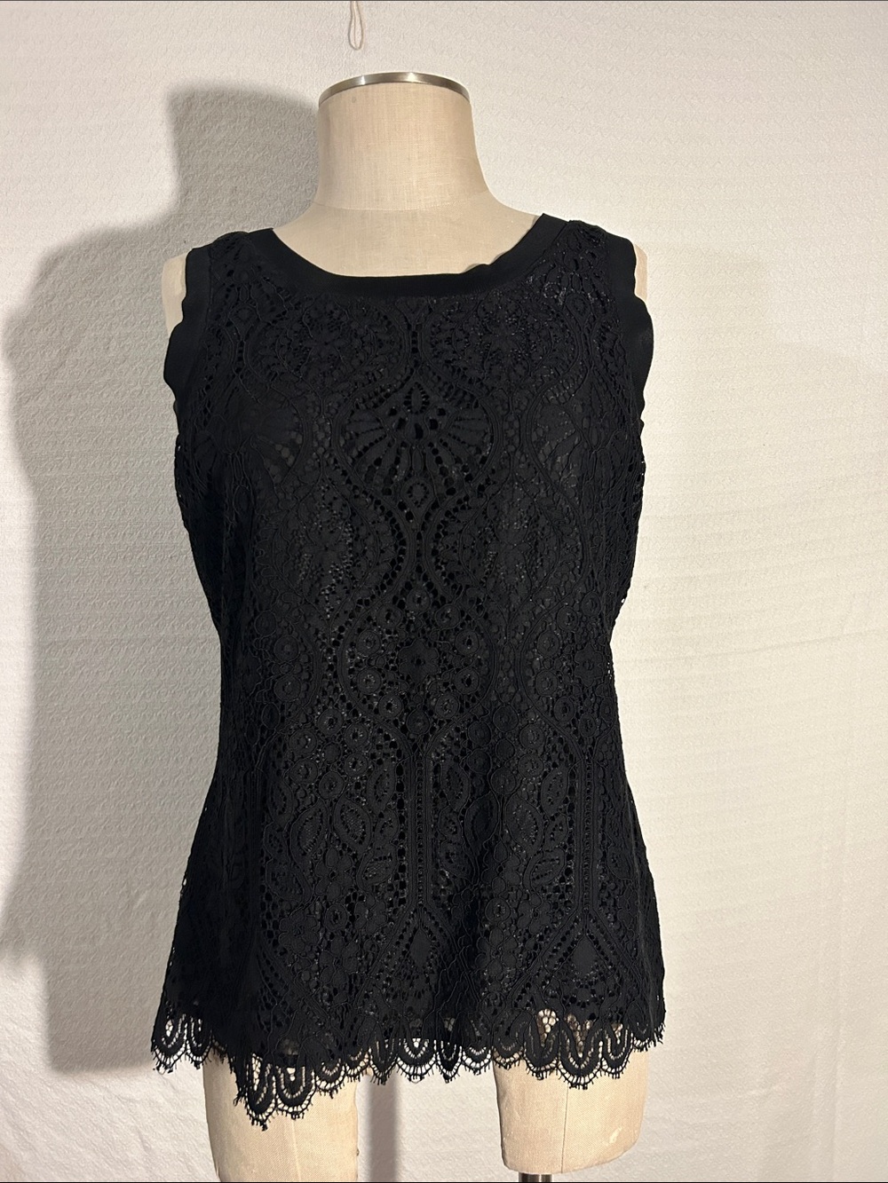 Tommy Hilfiger Black Lace Sleeveless Camisole